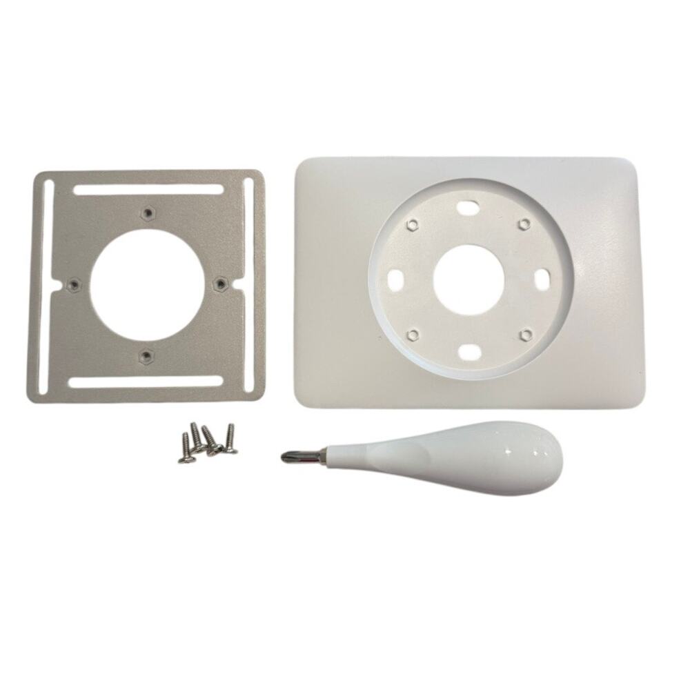 Nest Thermostat Rectangle Cover Plate Google/Nest 1st, 2nd & 3rd Gen in White